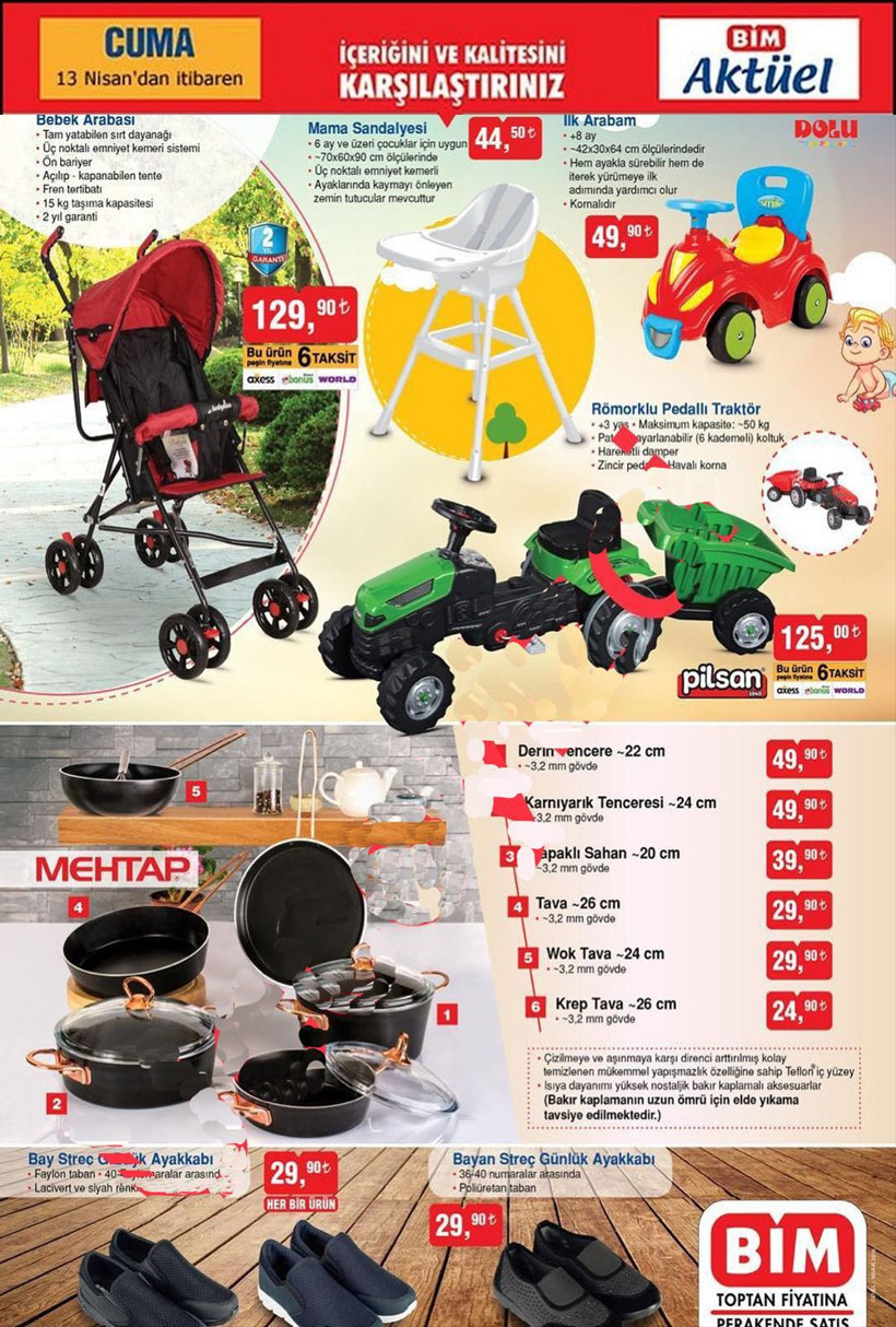 BİM 13 Nisan 2018 aktüel indirim listesi yeni stok ürünler  - Resim: 3