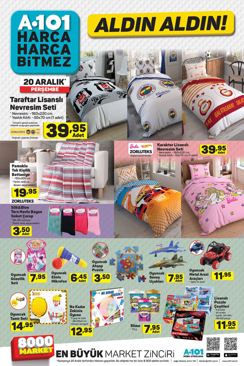 A101 20 Aralık aktüel katalog fırsat ürünleri  - Resim: 1