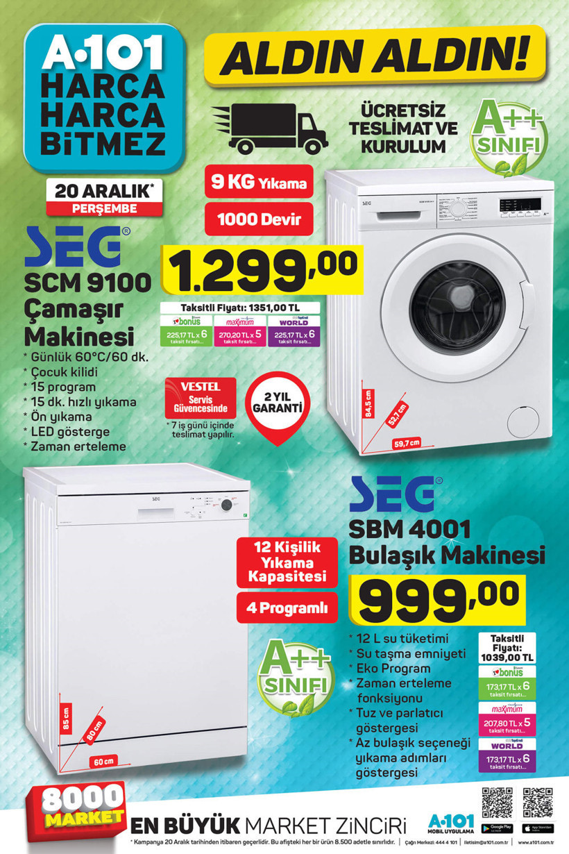 A101 20 Aralık aktüel katalog fırsat ürünleri  - Resim: 2