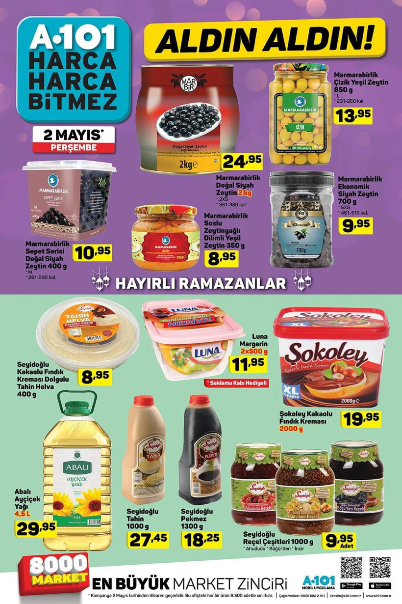 A101'de Ramazan ayı indirimi İşte A101 2 Mayıs kataloğu - Resim: 1