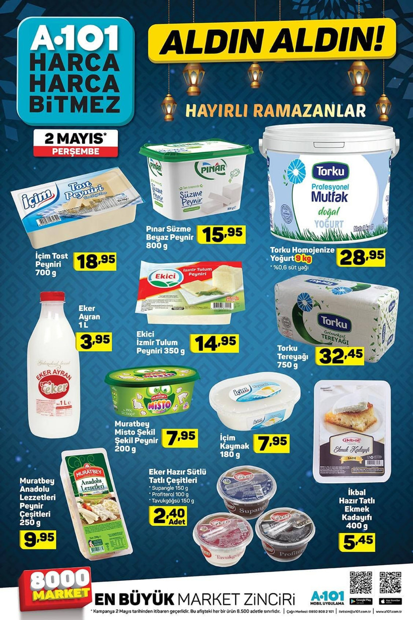 A101'de Ramazan ayı indirimi İşte A101 2 Mayıs kataloğu - Resim: 2