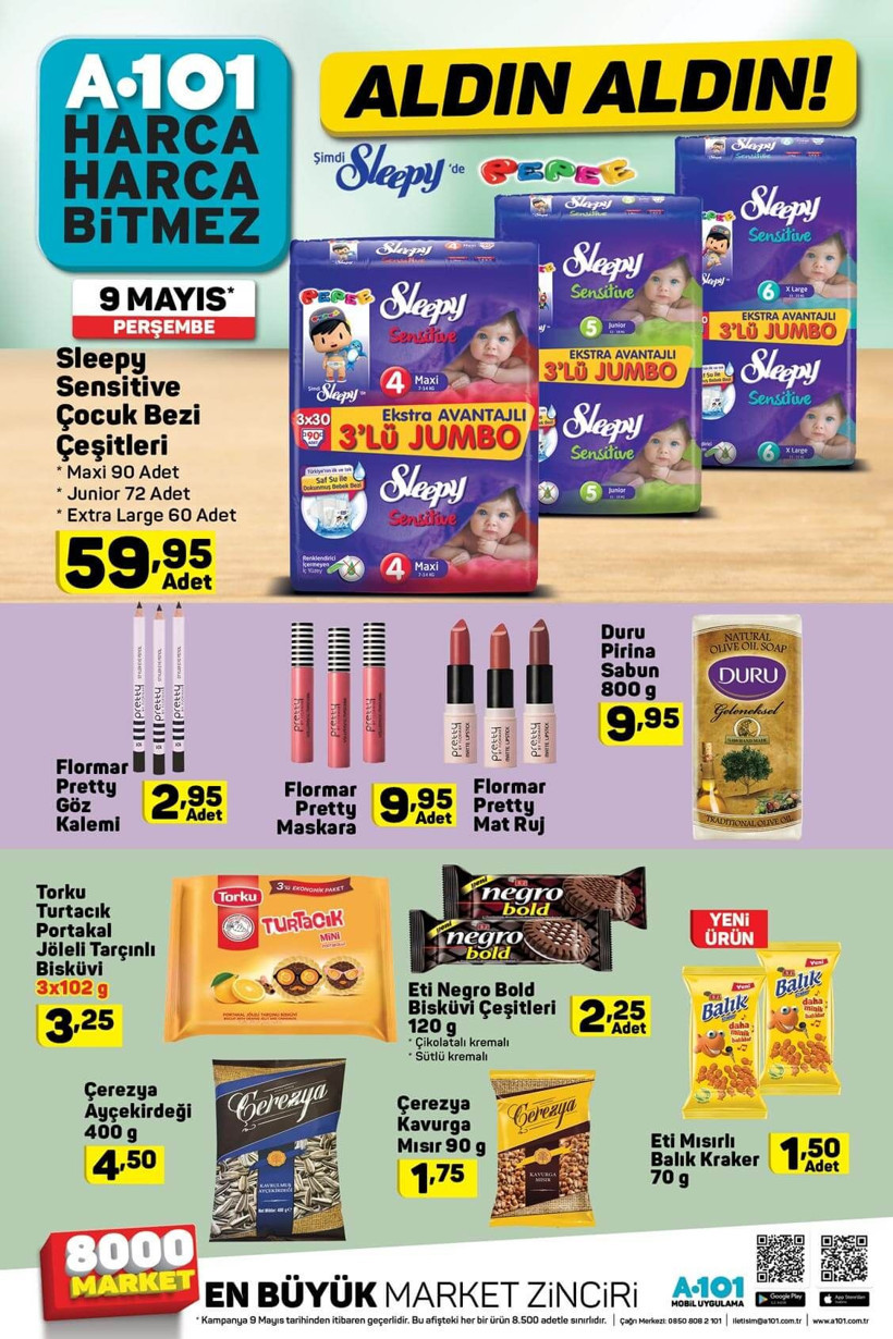 A101'de 'Anneler Günü' indirimi A101 9 Mayıs 2019 indirim ve aktüel ürünler kataloğu - Resim: 3