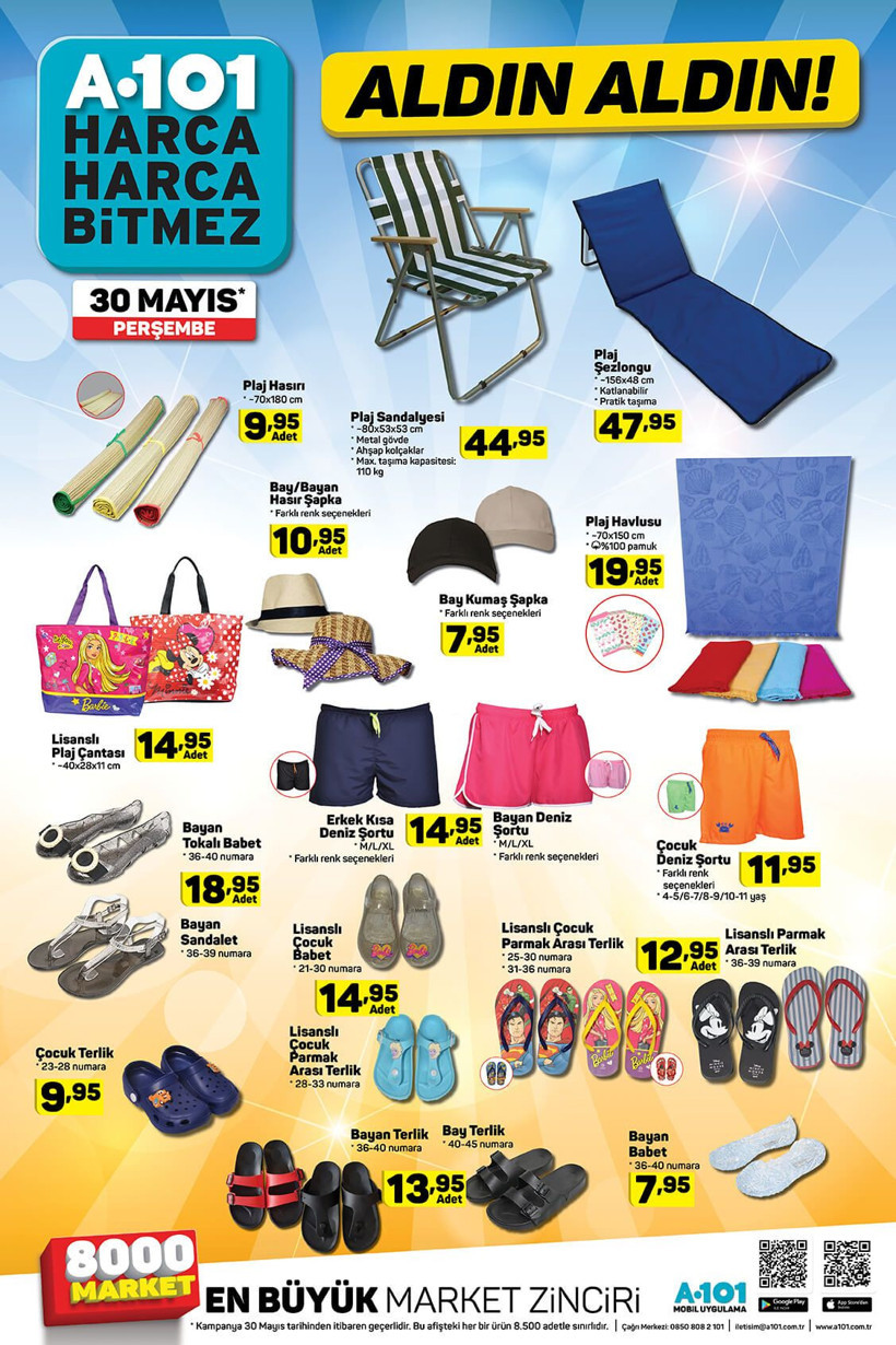 A101'de bayrama özel ürünler? A101 30 Mayıs 2019 indirimli aktüel ürünler kataloğu - Resim: 3