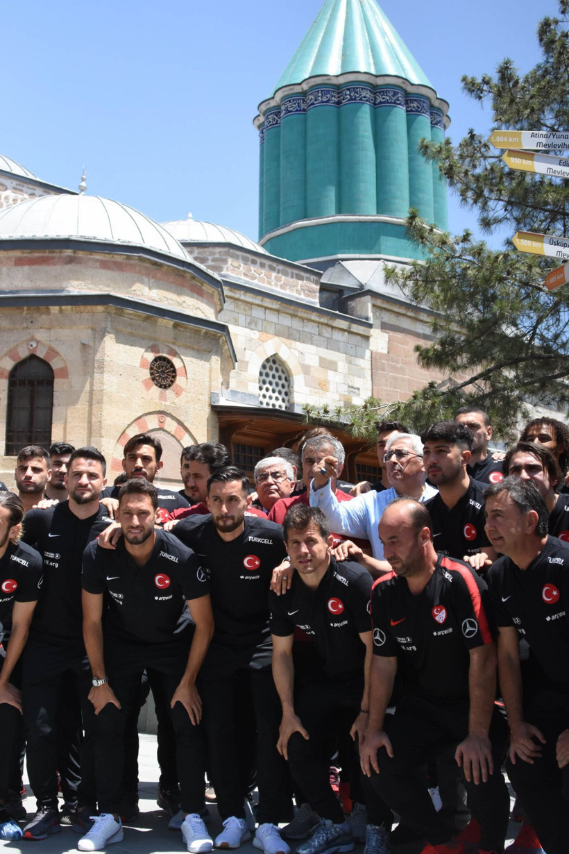 A Milli Takım, Mevlana Müzesi'ni ziyaret etti - Resim: 1