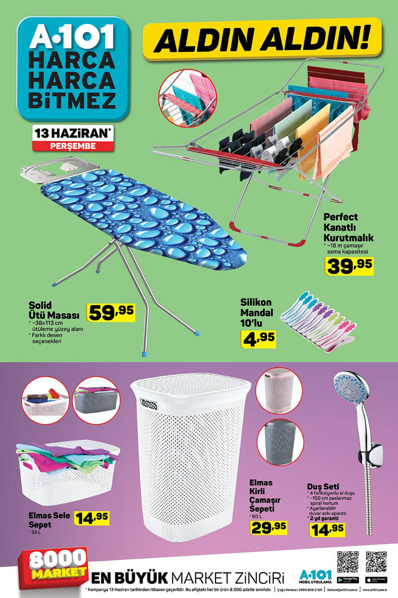 A101'de karne hediyesi ve 'Babalar Günü' fırsat kataloğu İşte A101 13 Haziran 2019 aktüel ve indirimli ürünler kataloğu - Resim: 2