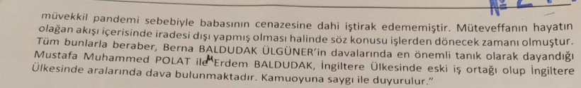 Mustafa Erdem Baldudak kardeşi Berna Baldudak'ın miras iddialarını yalanladı - Resim: 3
