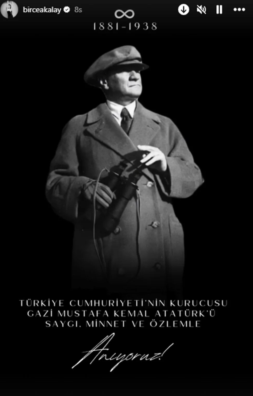 Ünlü isimlerden 10 Kasım paylaşımları! 'Sonsuza kadar yaşayacaksın' - Resim: 3