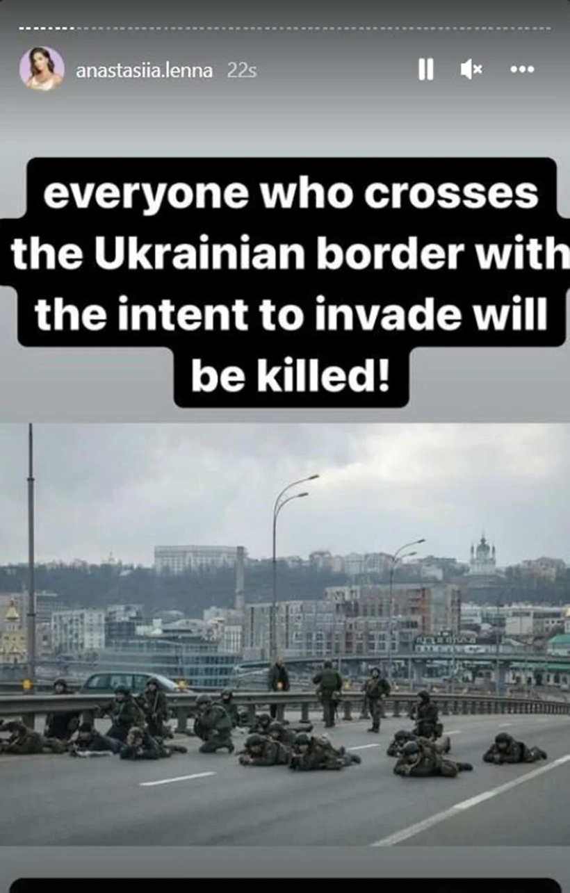 'Herkes öldürülecek' deyip silah kuşandı! Ukraynalı güzel Anastasiia Lenna cepheye gitti: Rusya'ya gözdağı verdi - Resim: 4