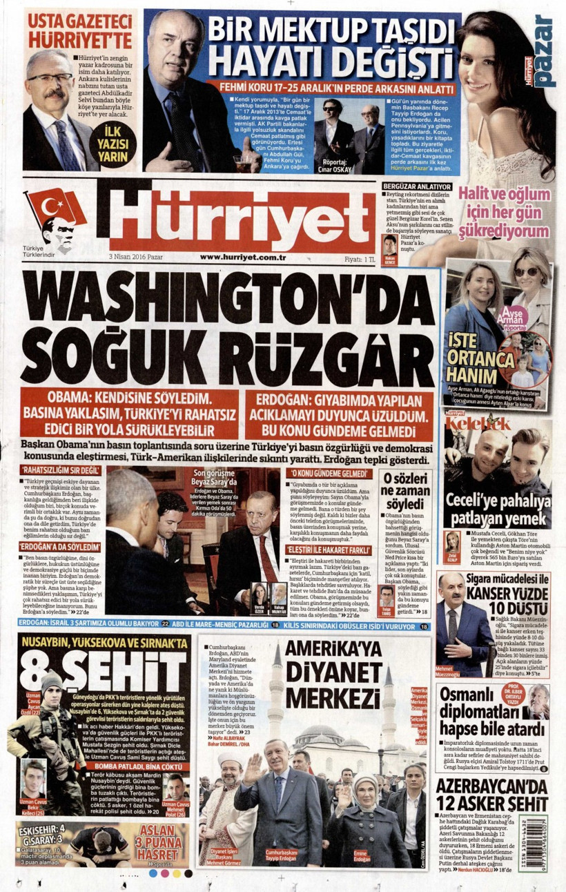 Gazete manşetleri Hürriyet - Milliyet ve Sabah ne yazdı?  - Resim: 1