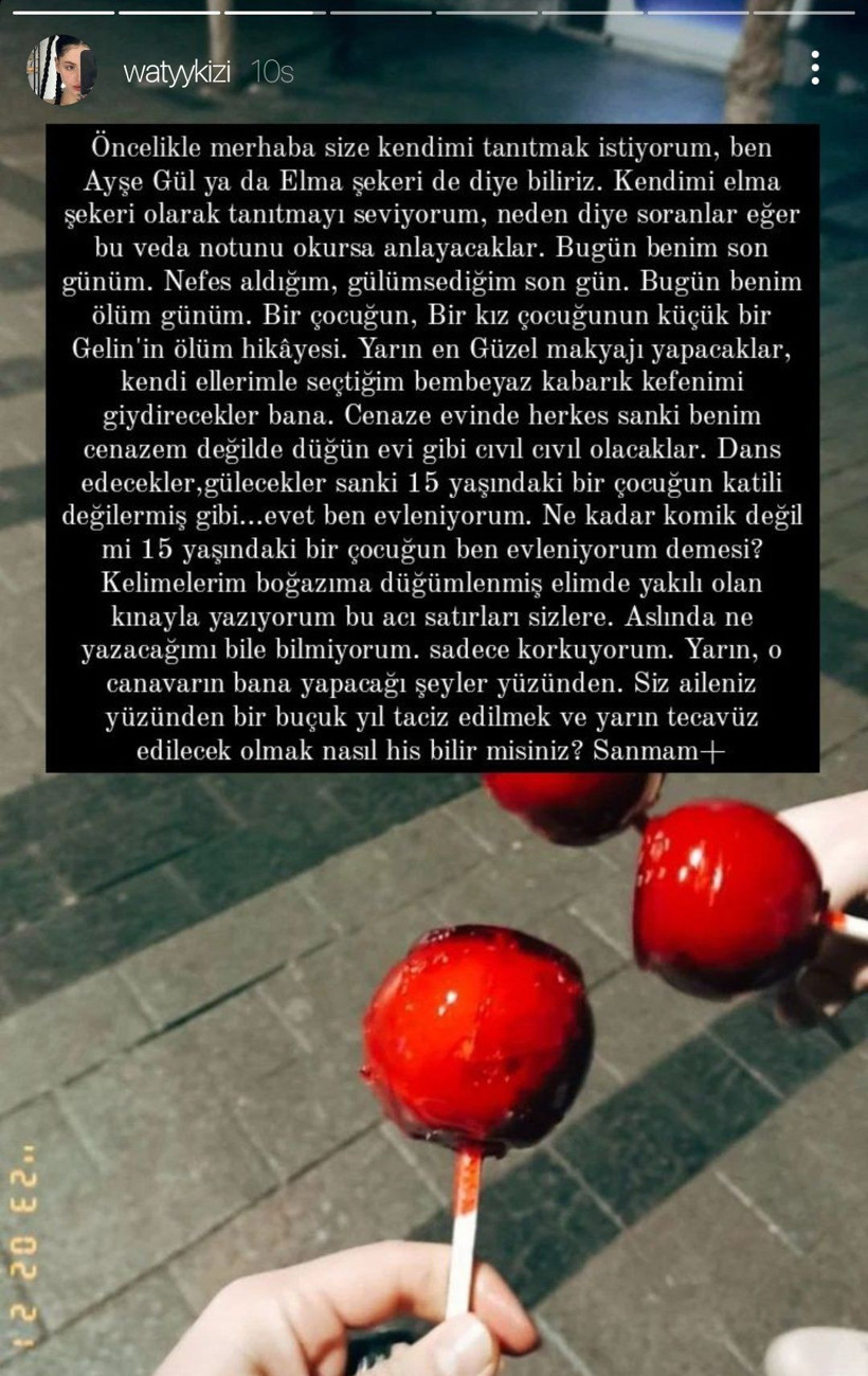 15 yaşında çocuk gelin skandalı! 'Elma Şekeri' sosyal medyadan çığlık attı 5 kişi gözaltına alındı - Resim: 4
