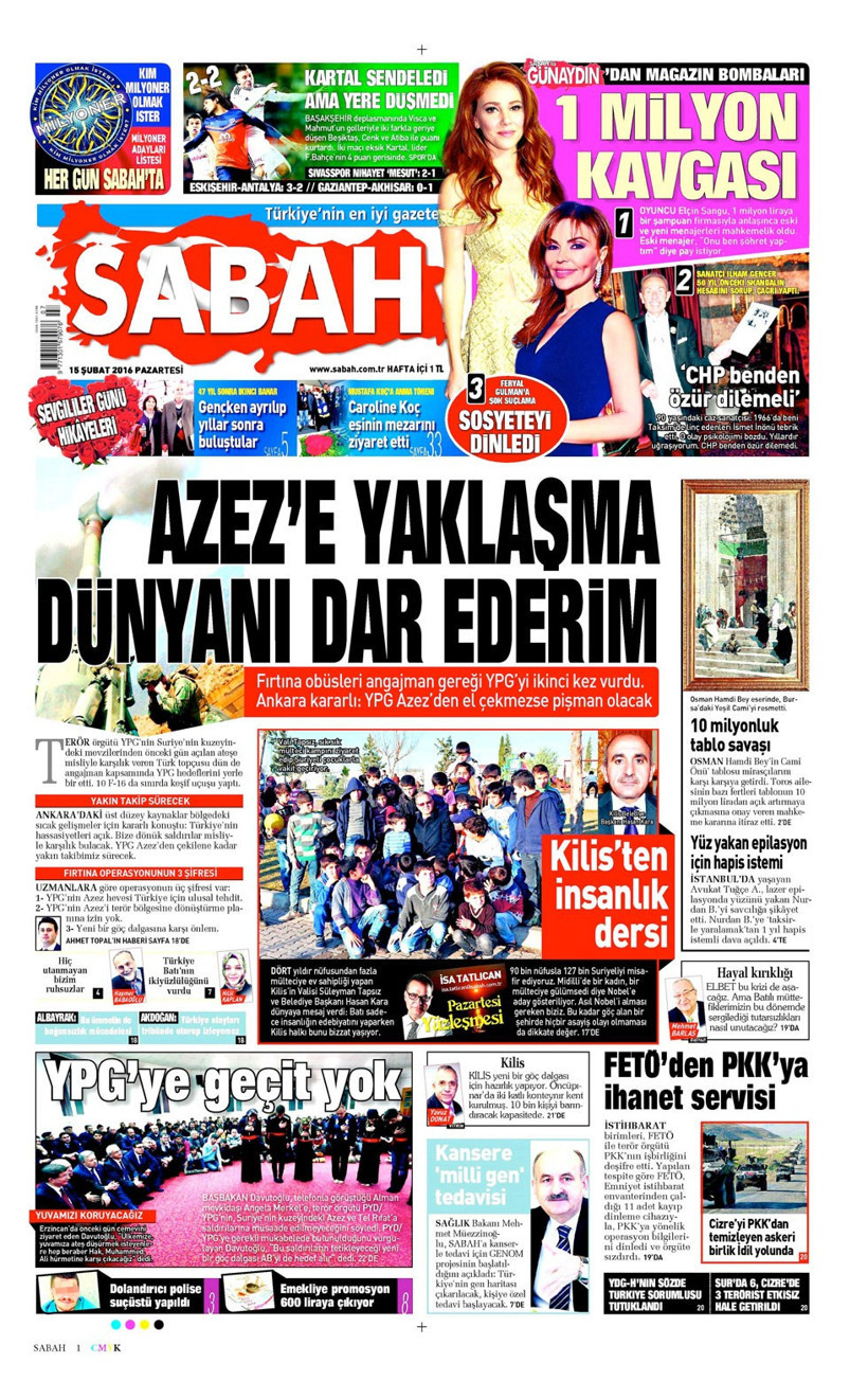 Gazete manşetleri - Hürriyet - Milliyet ve Sözcü ne yazdı? - Resim: 2