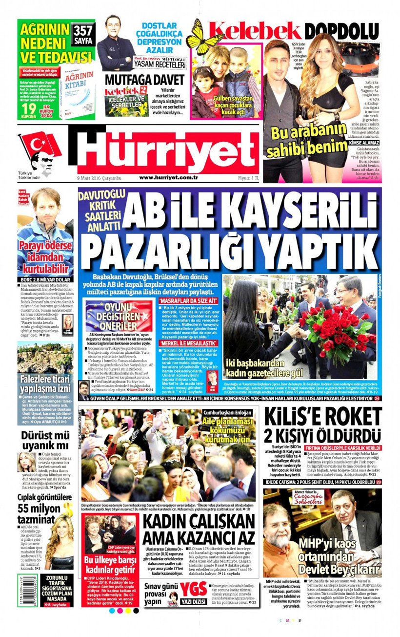 Gazete manşetleri Hürriyet - Milliyet ve Habertürk ne yazdı? - Resim: 1
