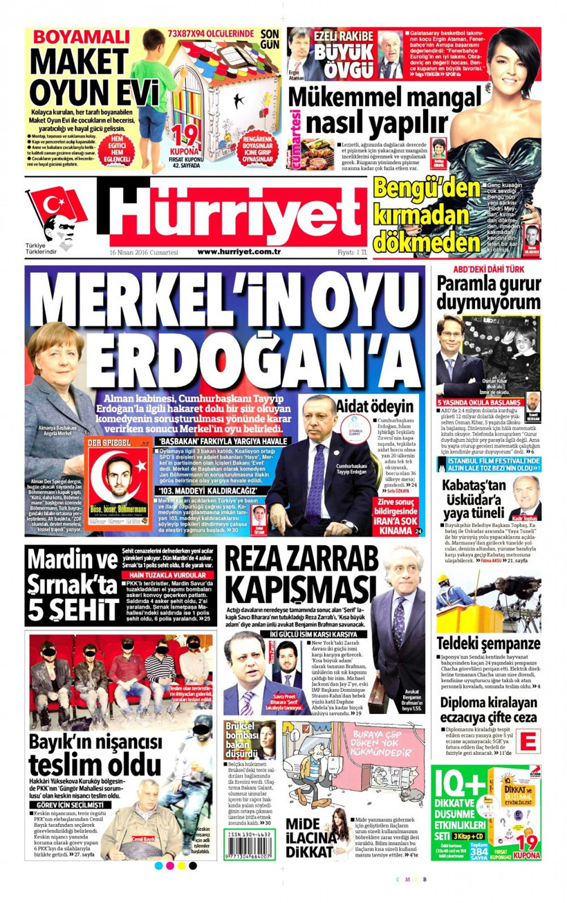Gazete manşetleri Hürriyet - Habertürk ve Milliyet ne yazdı?  - Resim: 1