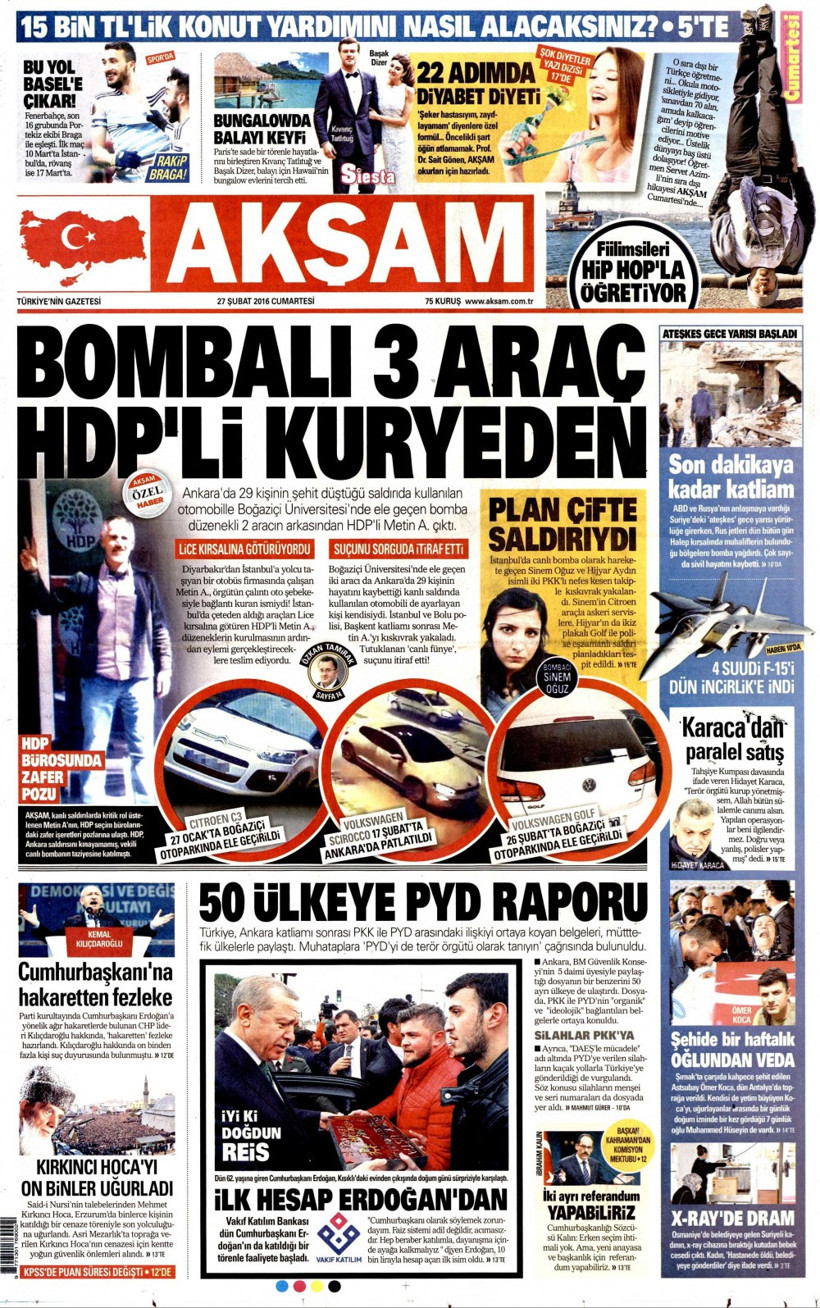 Gazete manşetleri Hürriyet - Milliyet ve Sabah ne yazdı? - Resim: 2