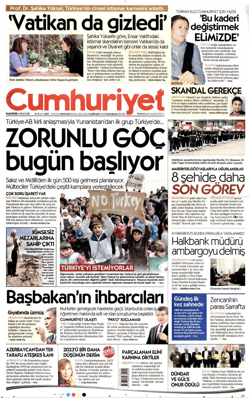 Gazete manşetleri Hürriyet - Milliyet ve Sabah ne yazdı?  - Resim: 4