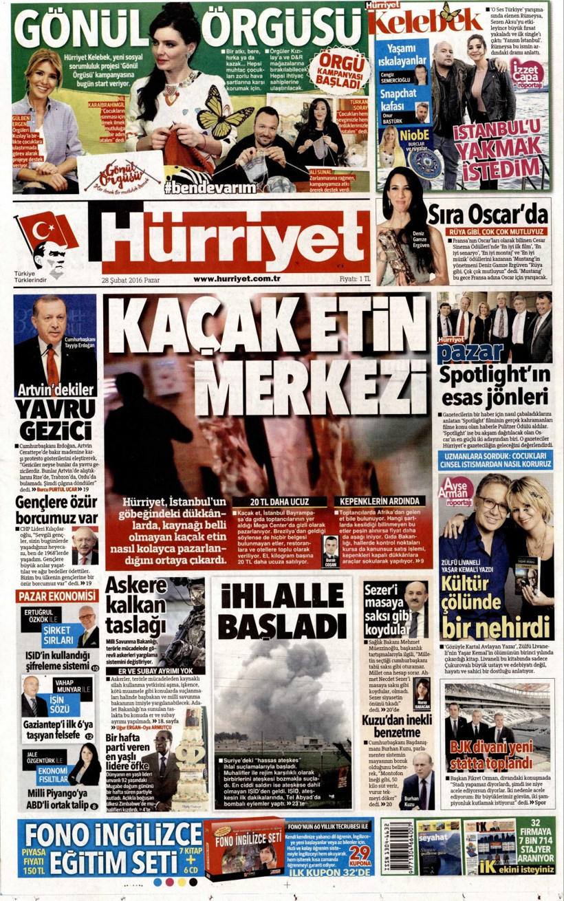 Gazete manşetleri Hürriyet - Milliyet ve Sabah ne yazdı? - Resim: 1