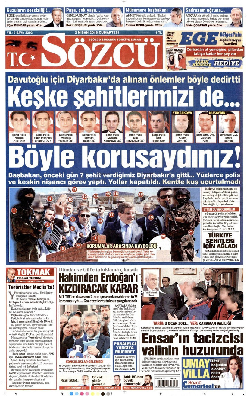 Gazete manşetleri Hürriyet - Milliyet ve Sabah ne yazdı?  - Resim: 3