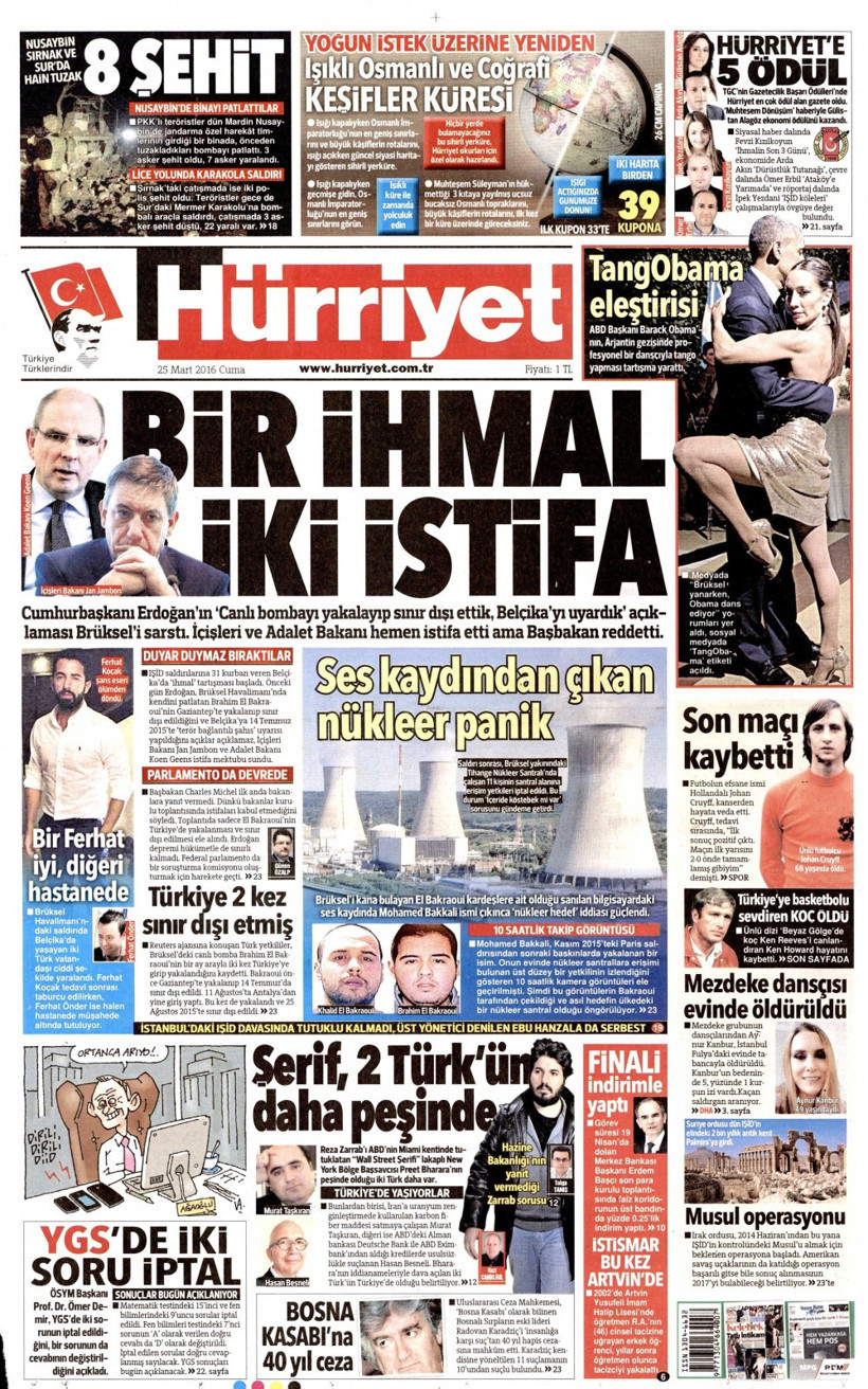 Gazete manşetleri Hürriyet - Milliyet ve Sabah ne yazdı? - Resim: 1