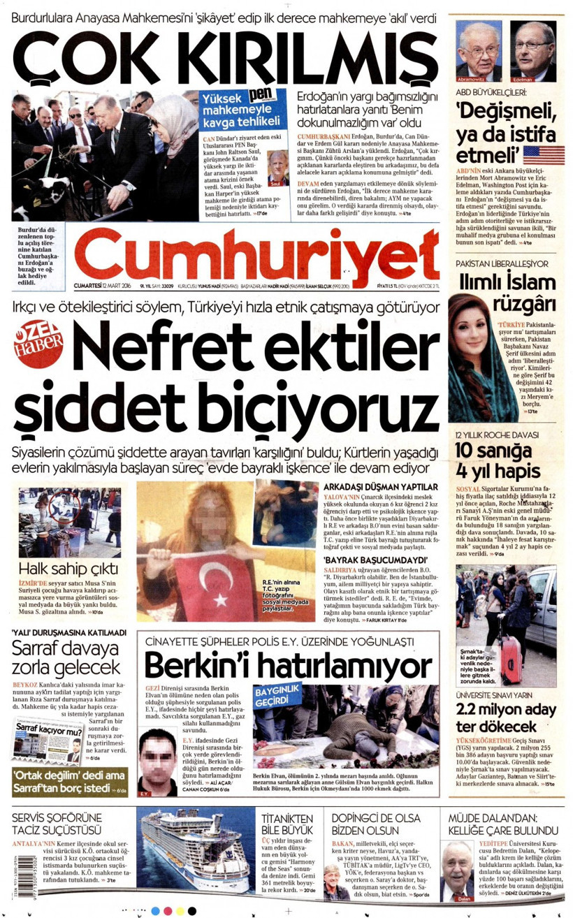 Gazete manşetleri Hürriyet - Sabah ve Habertürk ne yazdı? - Resim: 4