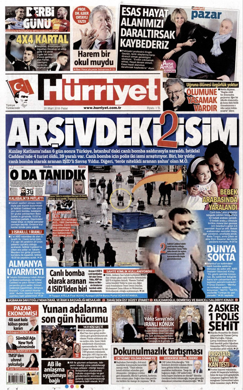 Gazete manşetleri Hürriyet - Sözcü ve Sabah ne yazdı? - Resim: 1