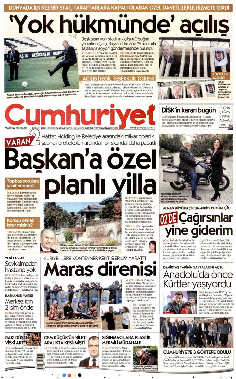 Gazete manşetleri Hürriyet - Milliyet ve Sabah ne yazdı?  - Resim: 3