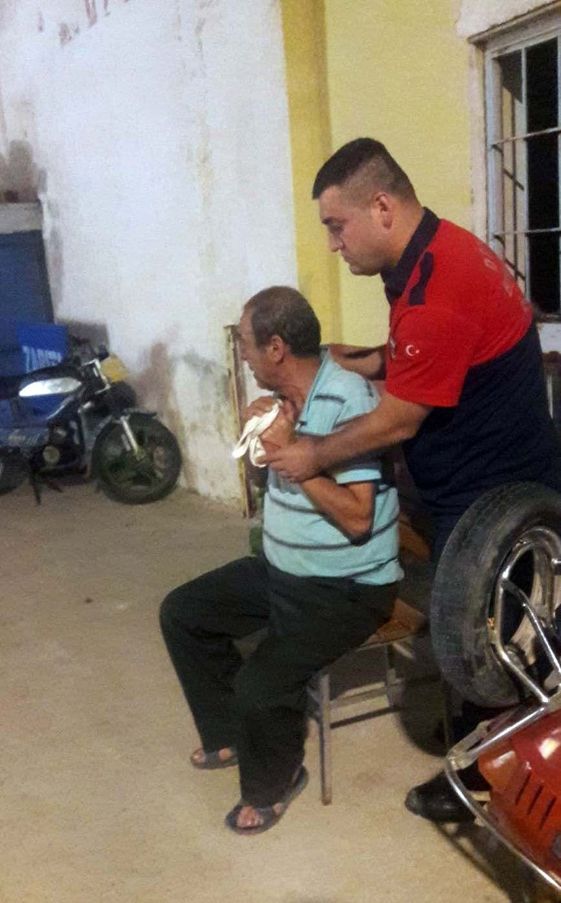 Yer Denizli! Bıçakla kopardığı parmağını yanına alıp kahveye gitti - Resim: 1