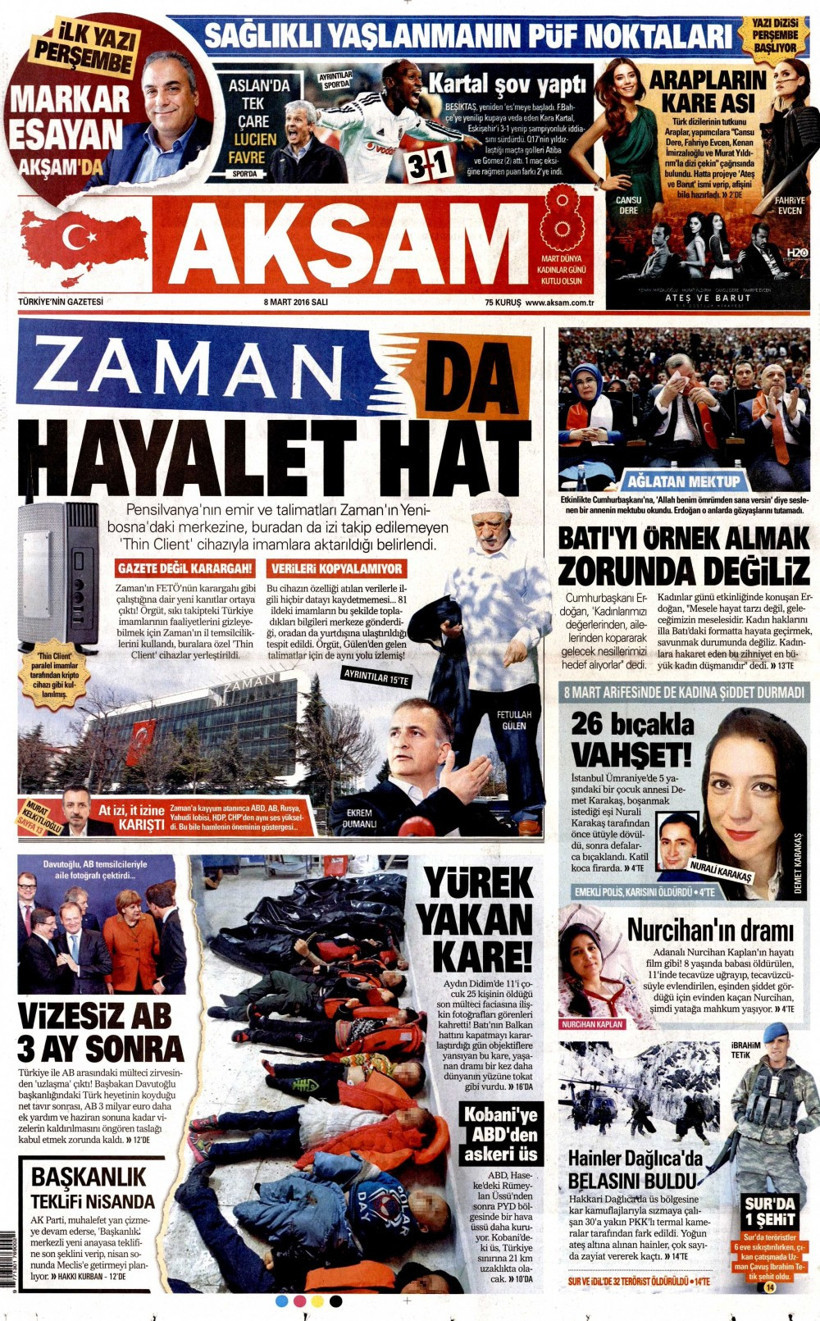 Gazete manşetleri Hürriyet - Milliyet ve Sabah ne yazdı? - Resim: 3