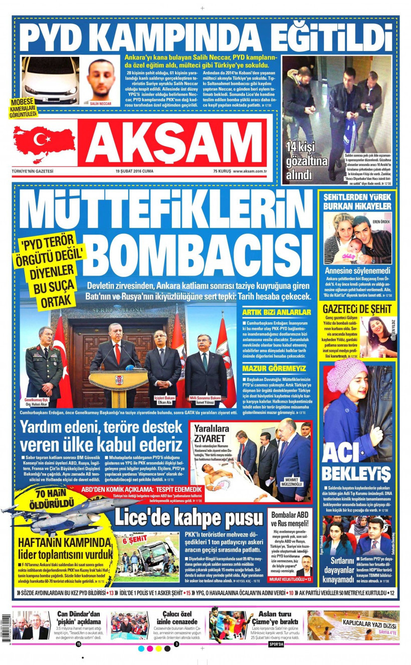 19 Şubat gazete manşetleri Hürriyet - Milliyet ve Star ne yazdı? - Resim: 3