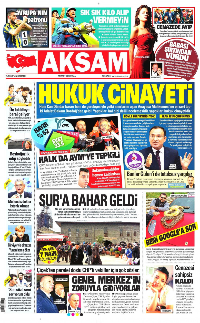 Gazete manşetleri Hürriyet - Sabah ve Habertürk ne yazdı? - Resim: 4