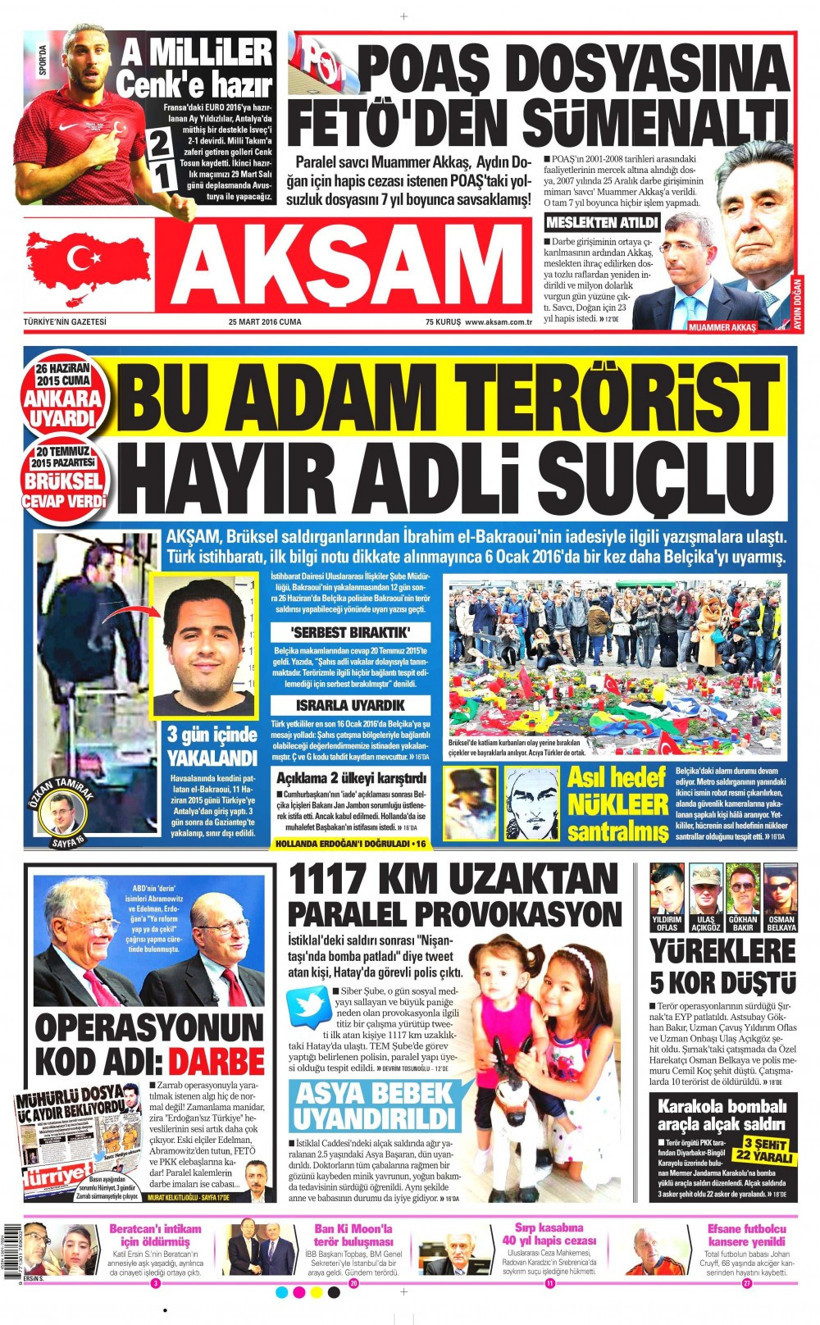 Gazete manşetleri Hürriyet - Milliyet ve Sabah ne yazdı? - Resim: 3