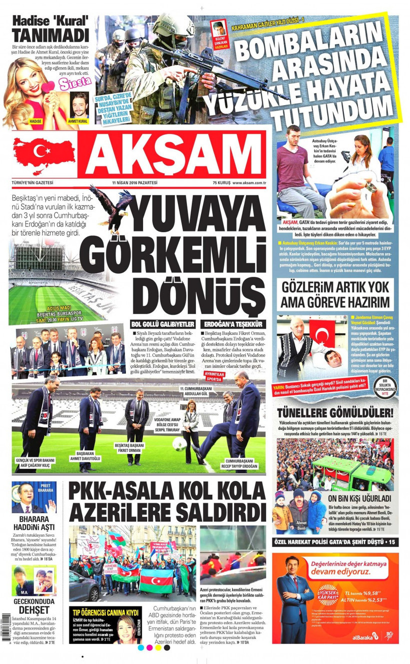 Gazete manşetleri Hürriyet - Milliyet ve Sabah ne yazdı?  - Resim: 1