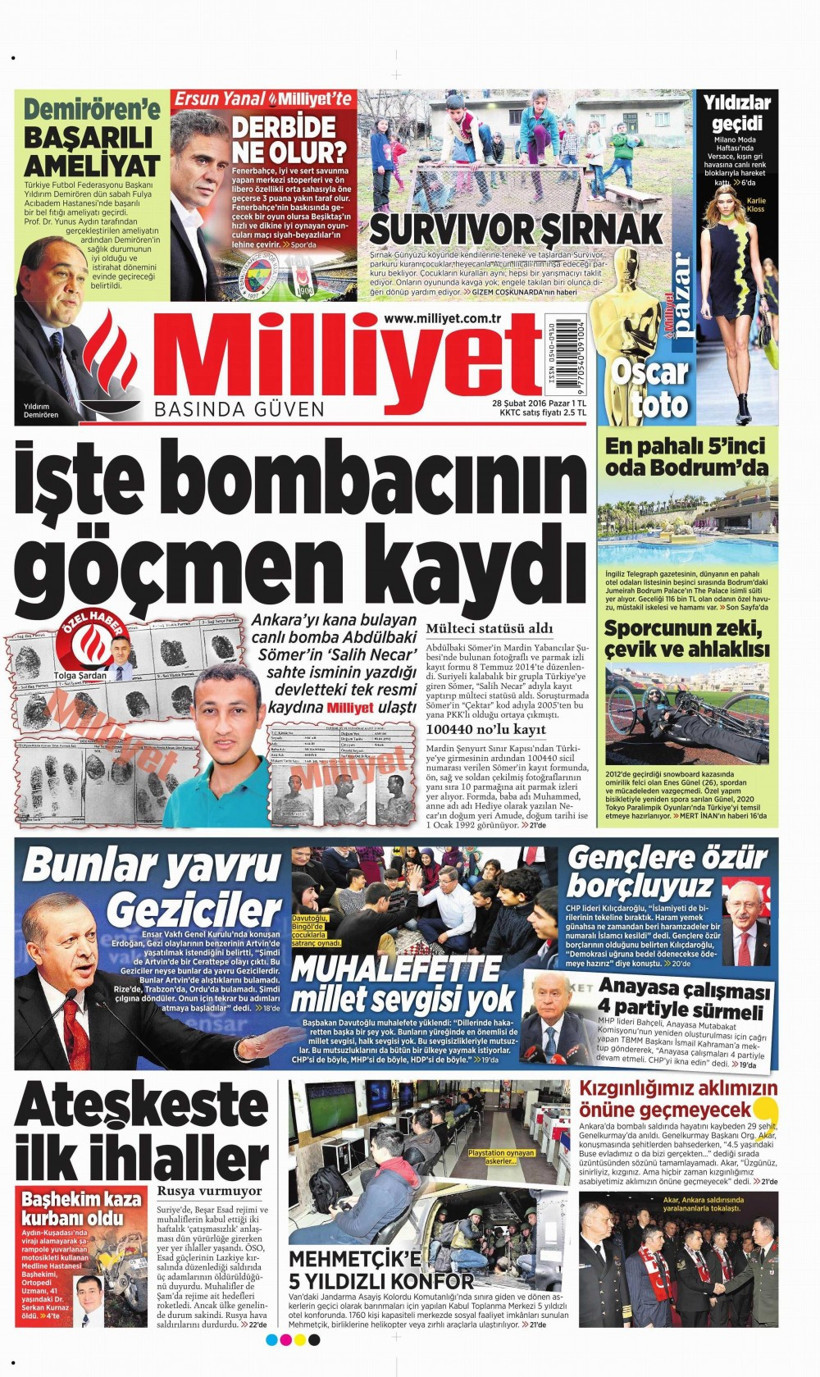 Gazete manşetleri Hürriyet - Milliyet ve Sabah ne yazdı? - Resim: 3