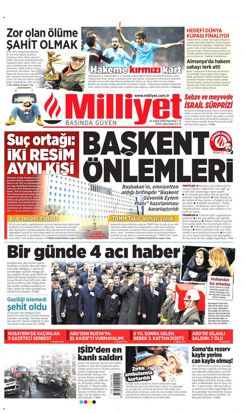 Gazete manşetleri Hürriyet - Milliyet ve Sözcü ne yazdı? - Resim: 3