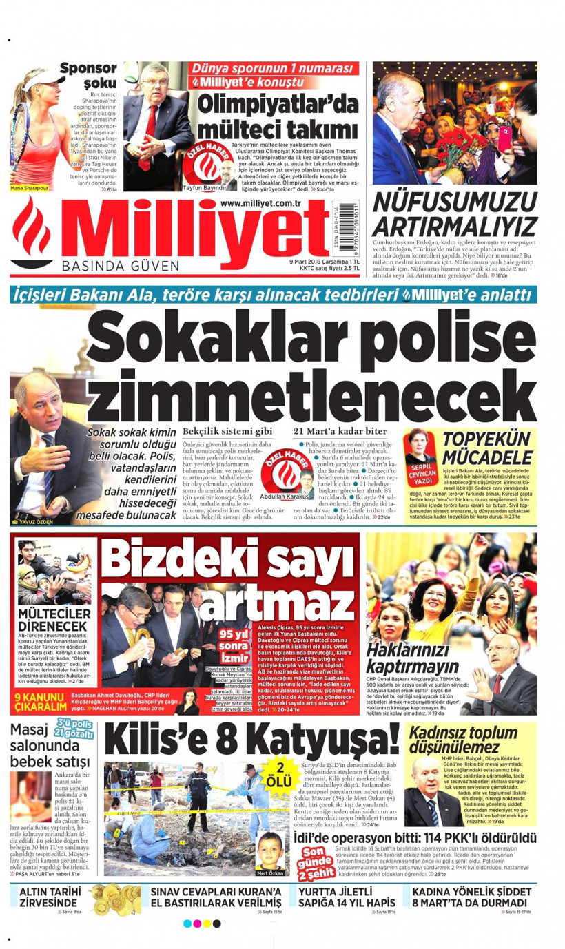 Gazete manşetleri Hürriyet - Milliyet ve Habertürk ne yazdı? - Resim: 3