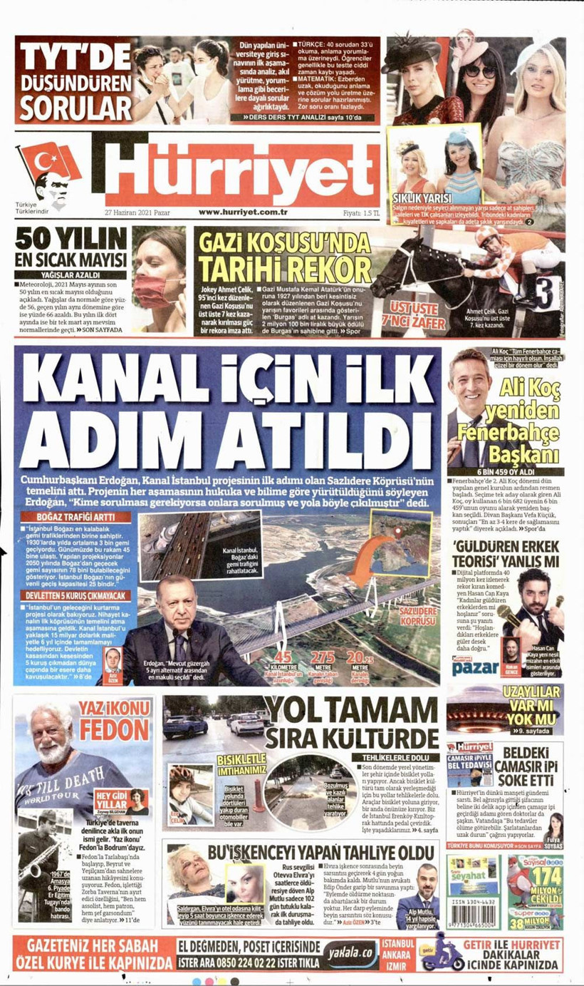 Kanal İstanbul için hangi gazete ne manşet attı Birgün, Karar ve Akit'in başlıkları dikkat çekti - Resim: 2