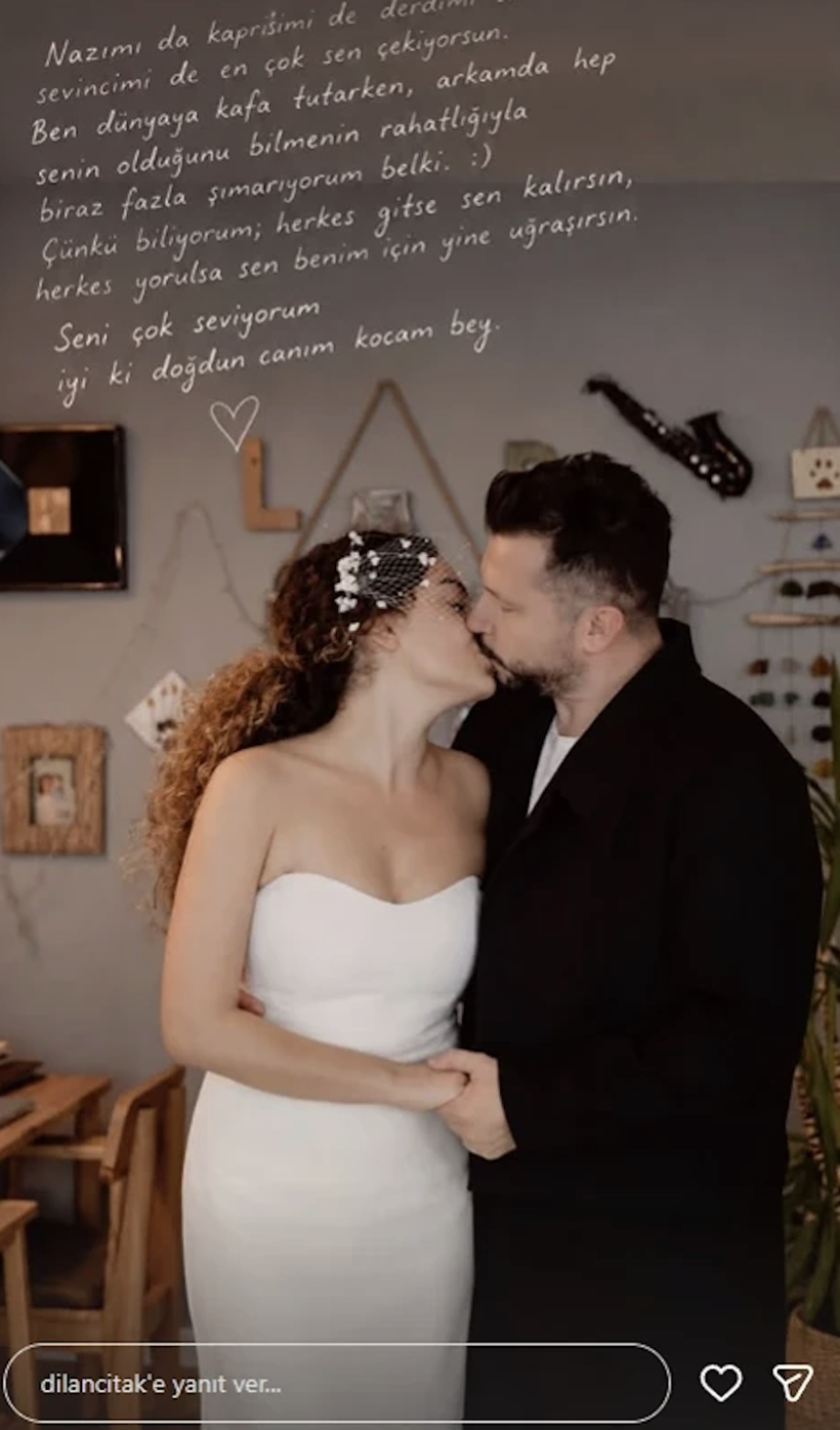 Dilan Çıtak'tan mutluluk pozu! Eşi ile karesi olay - Resim: 7