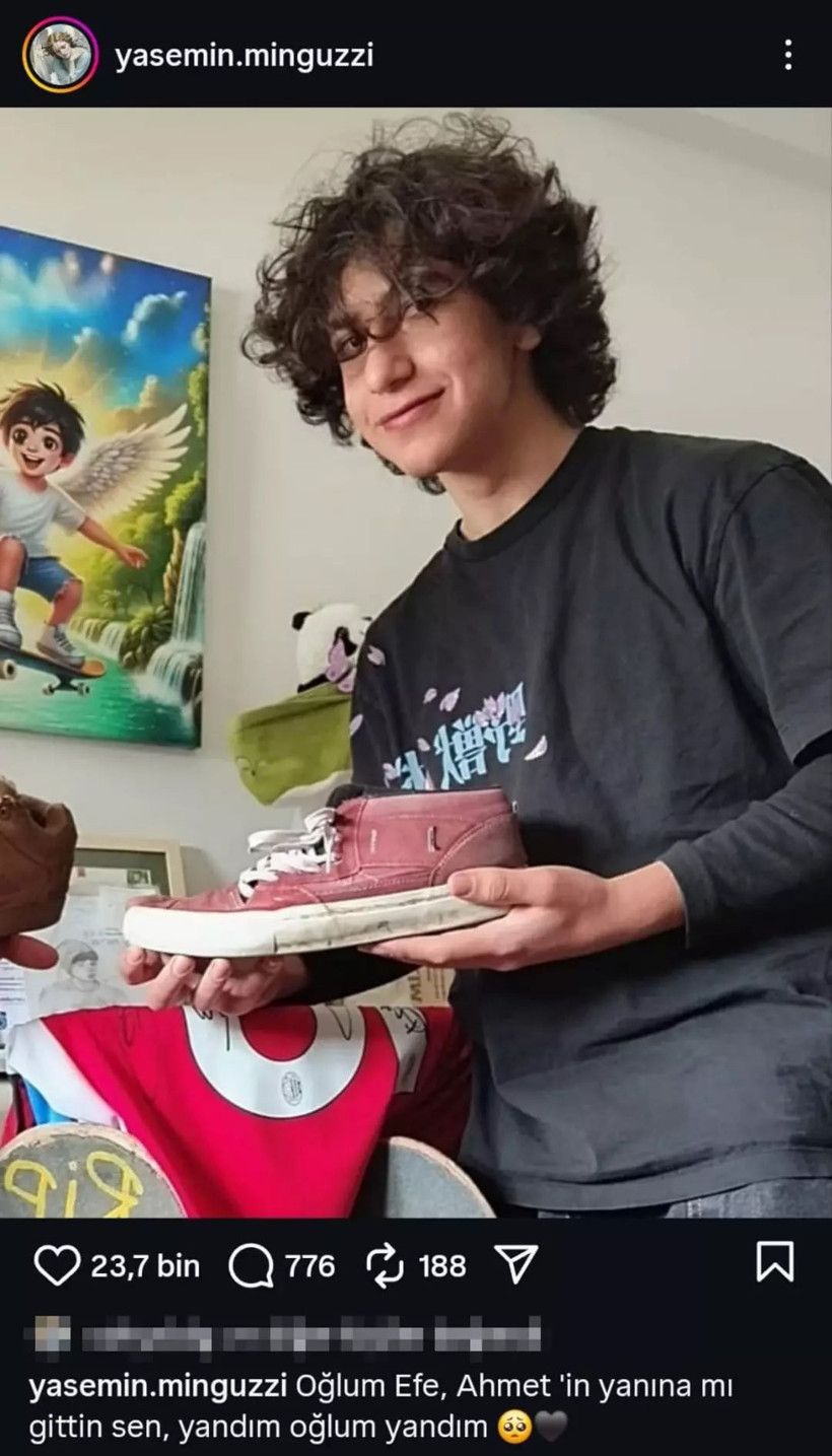 Annesi feryat etti! Boğularak hayatını kaybeden Efe, Ahmet Minguzzi'nin arkadaşıymış - Resim: 2