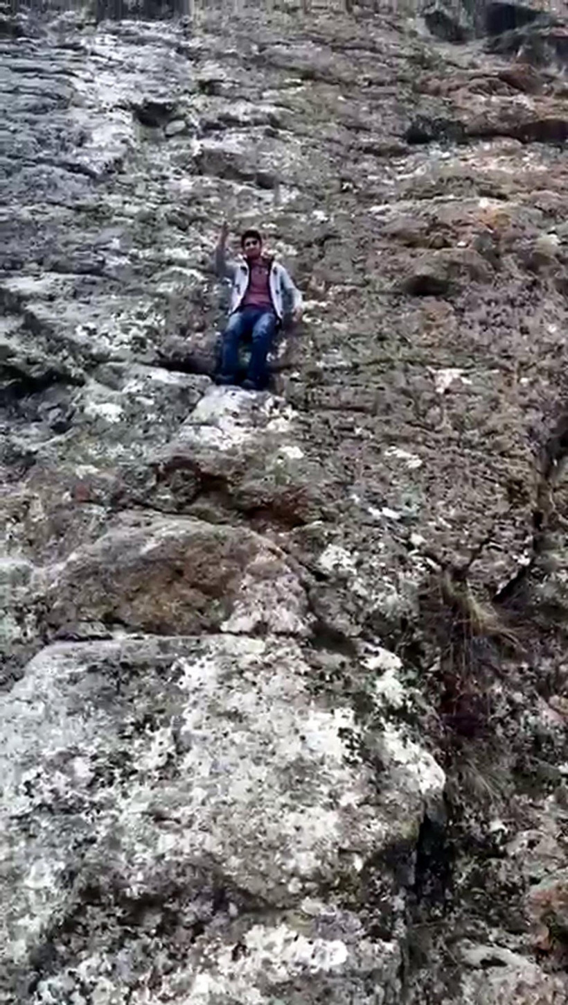 'Ünlü olacağım' deyip tırmanan gencin zor anları - Resim: 4