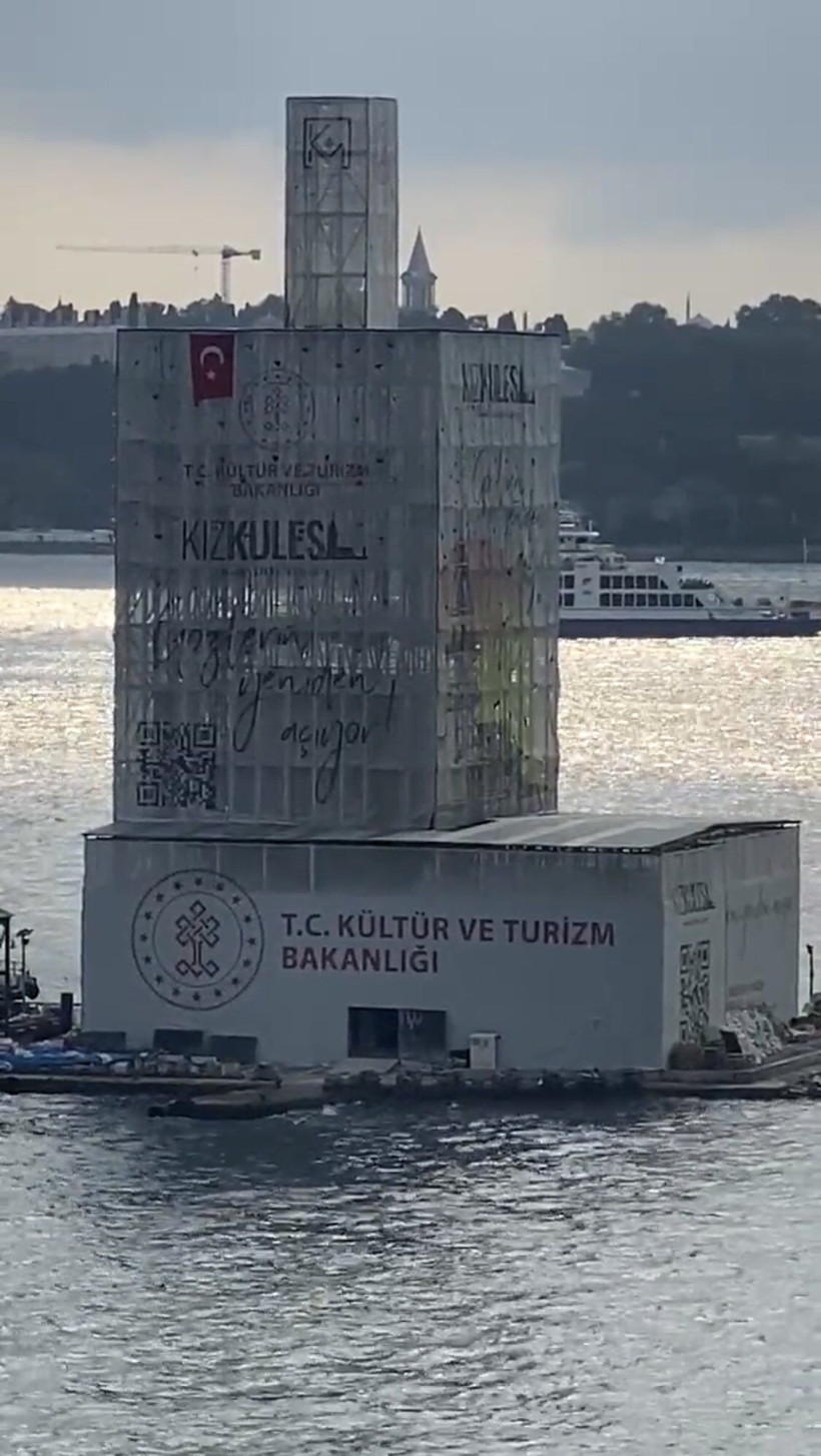 Kız Kulesi yıkıldı mı? İşte restorasyonun sürdüğü Kız Kulesi'nin içinden ilk fotoğraflar - Resim: 2