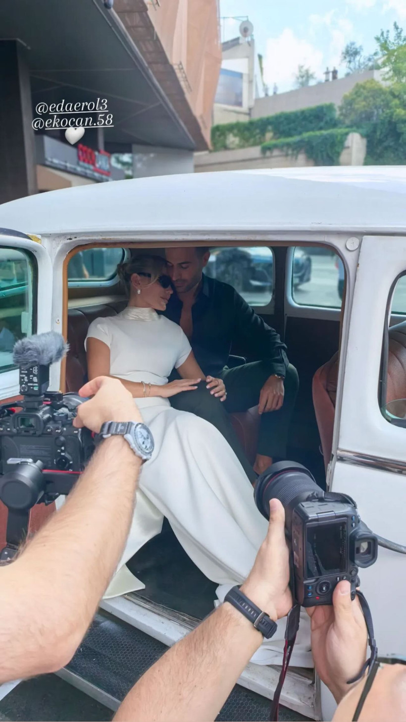 Esra Erol'un kardeşi Eda Erol, Ekrem Karaçayır ile evlendi! Damat düğünde ağlayınca... - Resim: 4