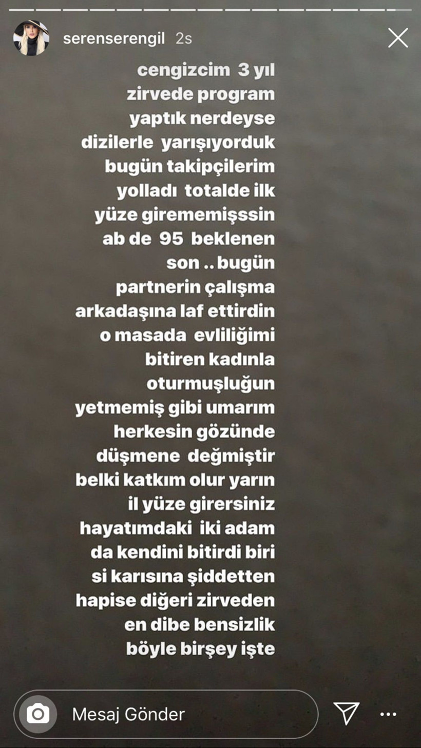 Seren Serengil Cengiz Semercioğlu'nu yerden yere vurdu dostluğu Eylem İpek bitirdi - Resim: 4