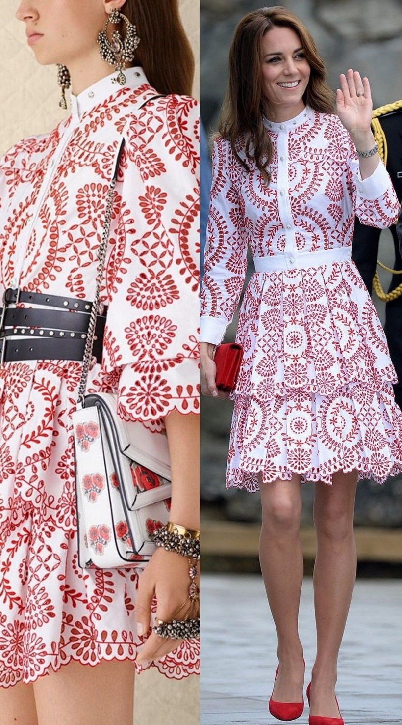 Dekolte elbiseler düşes için  'muhafazakar' hale getiriliyor - Resim: 4