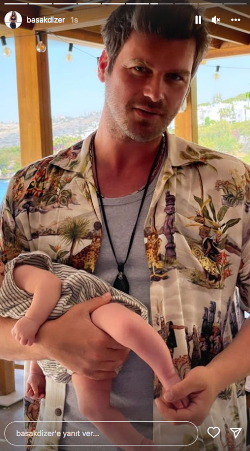 Başak Dizer'den Babalar Günü paylaşımı! "Kıvanç'a babalık yaradı" - Resim: 3