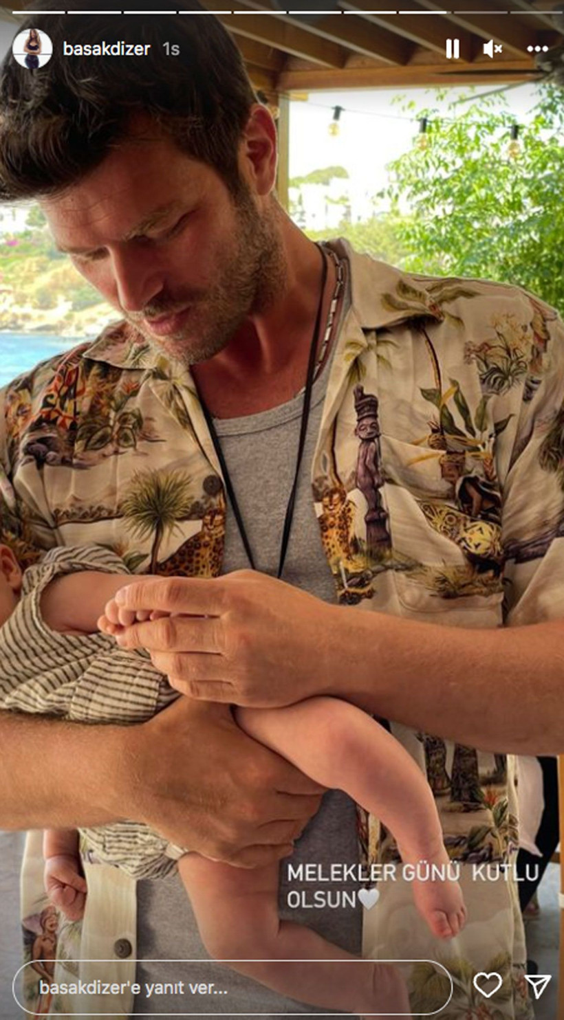 Başak Dizer'den Babalar Günü paylaşımı! "Kıvanç'a babalık yaradı" - Resim: 2