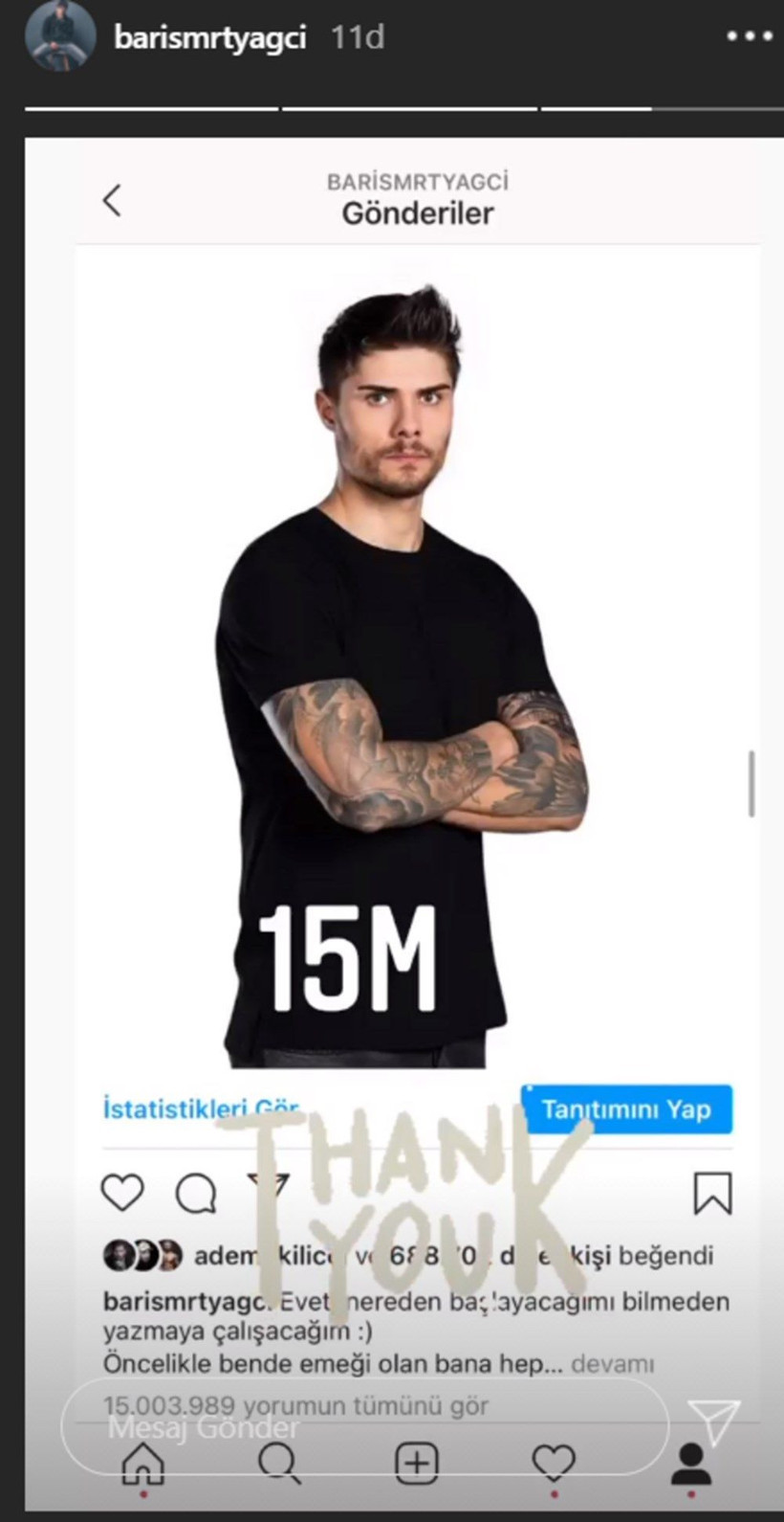 Barış Murat Yağcı Survivor'a gidiş pozuyla yeniden rekor kırdı 15 milyon yorum - Resim: 3