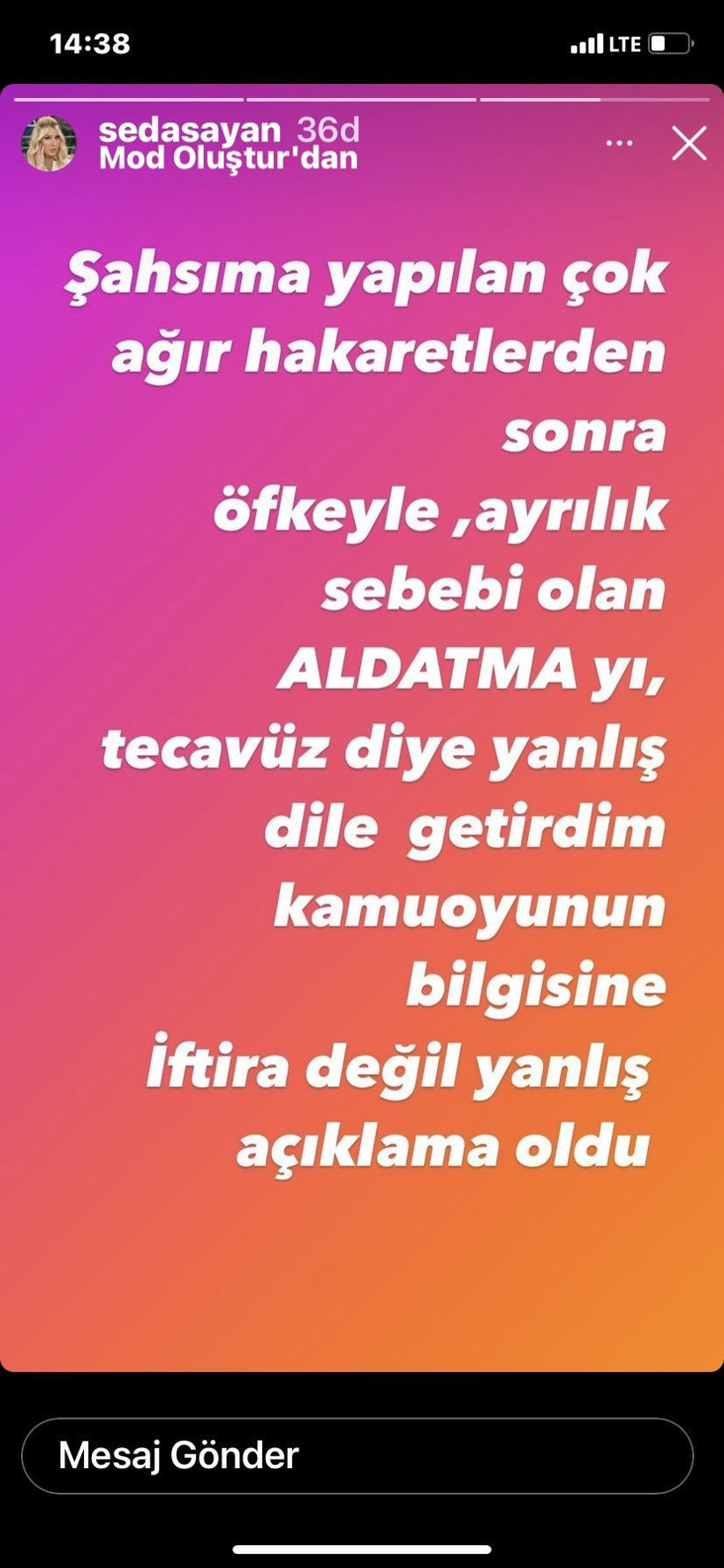 Seda Sayan Mehmet Ali Erbil olayında geri adım: Tecavüz değil aldatma, iftira değil.... - Resim: 2