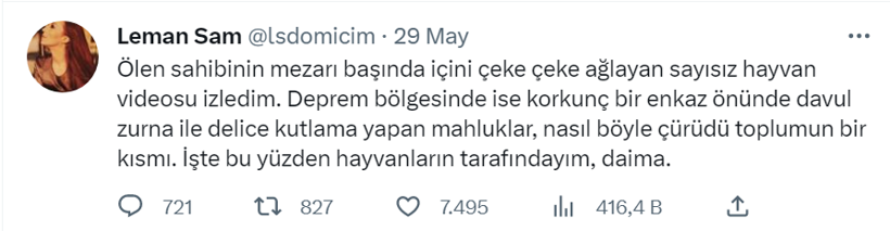 Leman Sam'dan depremzedeler için çirkin mesaj! Seçim yenilgisini hazmedemedi - Resim: 3