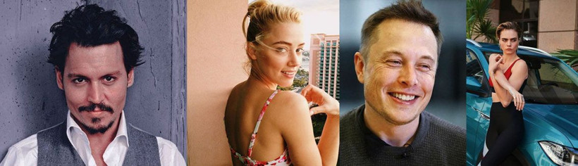 Johnny Depp'ten Elon Musk Amber Hard ve Cara Delevingne için üçlü ilişki iddiası - Resim: 3