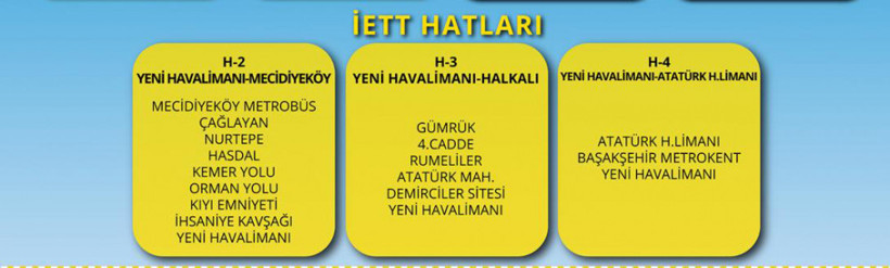 İstanbul Yeni Havalimanı’na gidecek İETT hatları ve fiyatları belli oldu - Resim: 4
