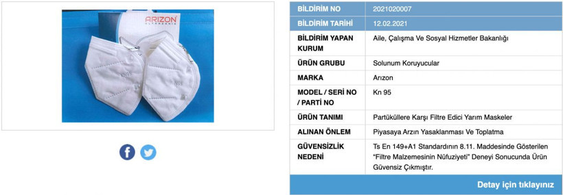41 maske markası güvensiz çıktı! Bakanlık tek tek açıkladı ünlü bir marka da var - Resim: 4